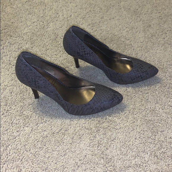 Sam and Libby snake print heels - Picture 2 of 4